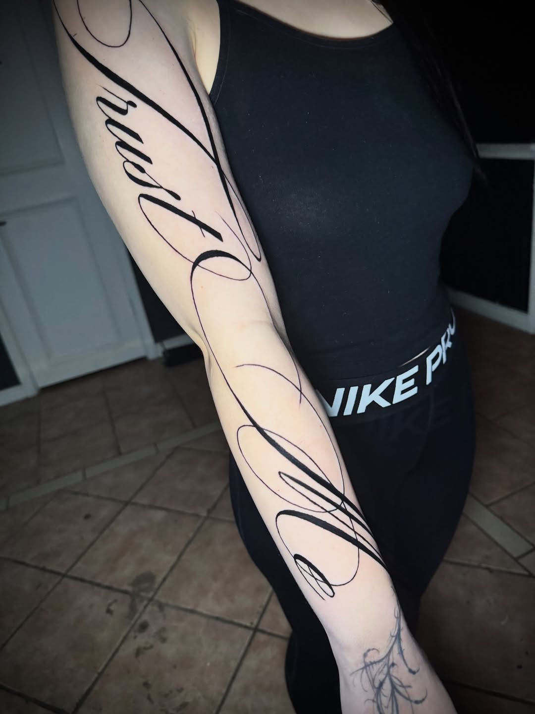 Tattoo by @inkedbydaisy β lettering_script, illustrative