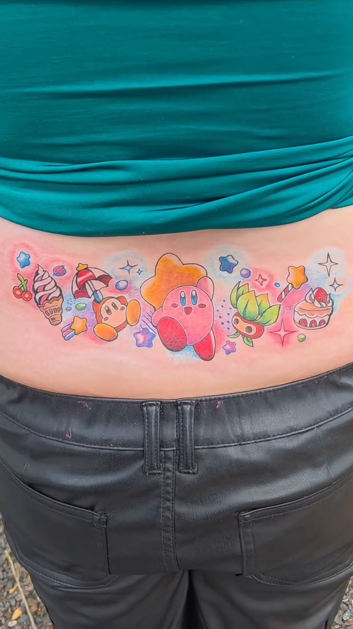 Tattoo by @junibugtat โ anime, new_school