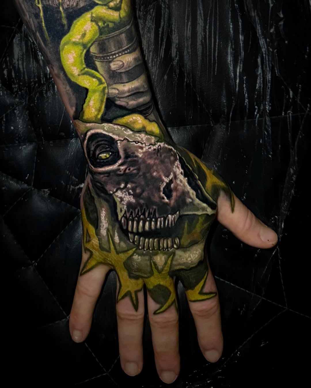 Tattoo by @spacezombietattoo β realism, dark_realism