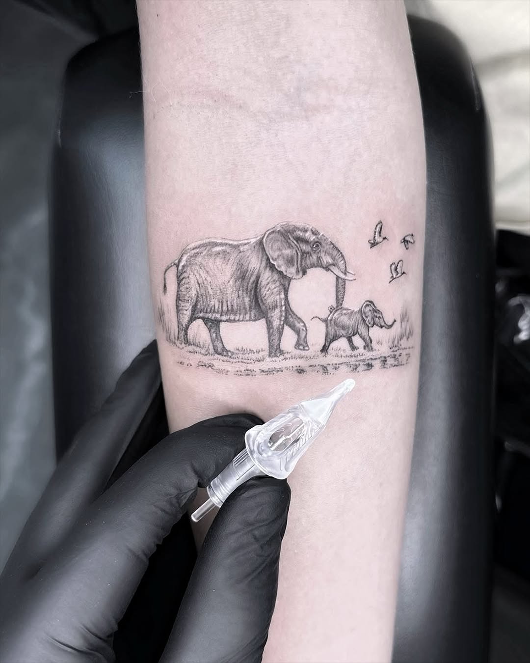 Tattoo by @enjoylifetattoos — realism, black_and_grey