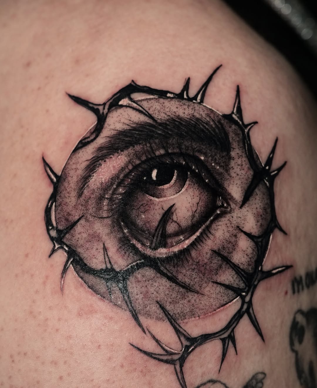 Tattoo by @alejoibanezart โ realism, black_and_grey