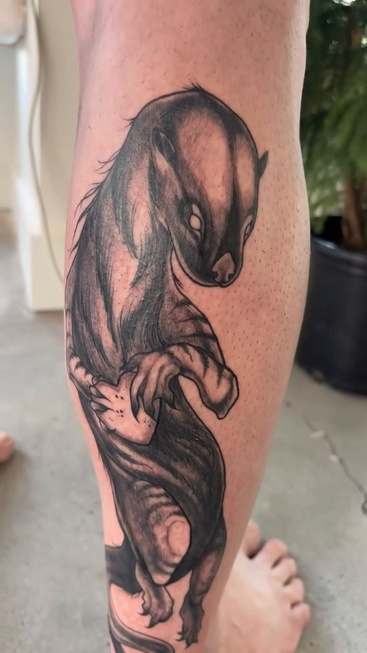 Tattoo by @chalmskinart — dark_realism, black_and_grey