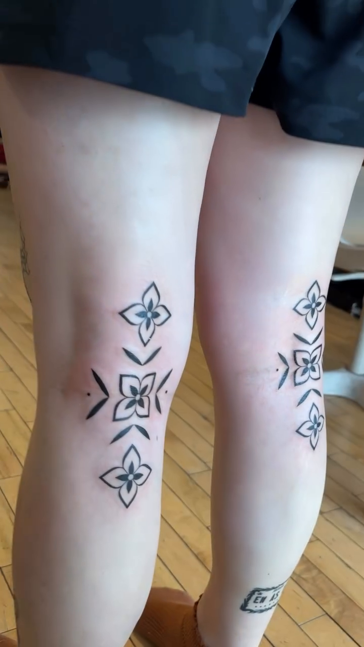 Tattoo by @flowers.for.all.occasions โ geometric, blackwork