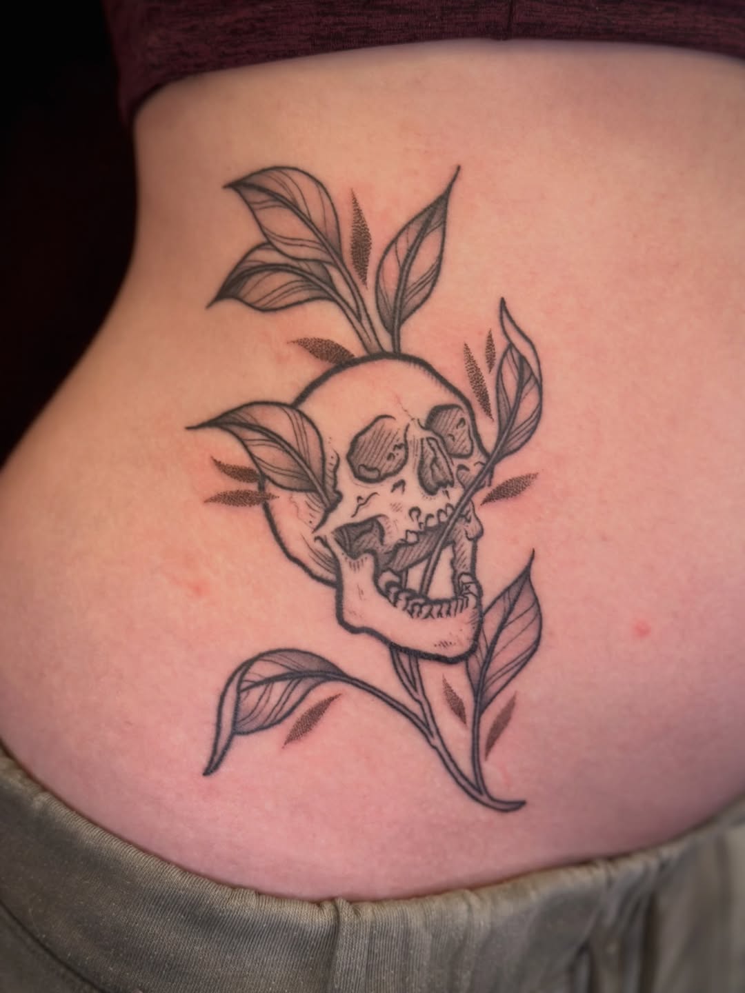 Tattoo by @maddiemorrill_art β illustrative, black_and_grey