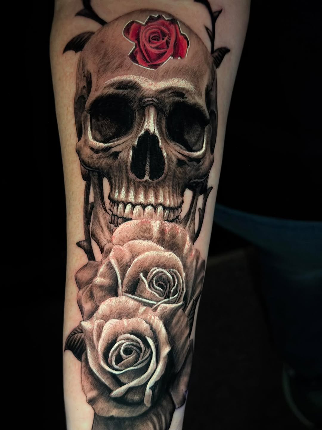 Tattoo by @vendoink — realism, black_and_grey