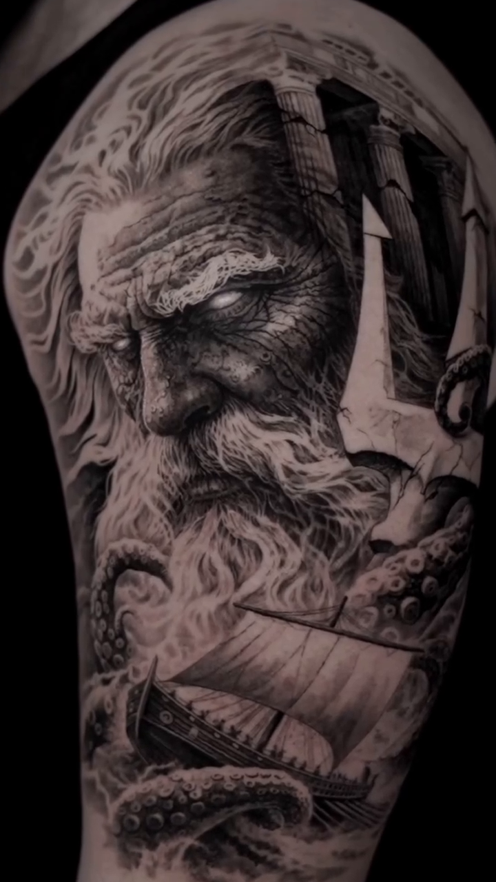Tattoo by @jac_alonso — realism, black_and_grey