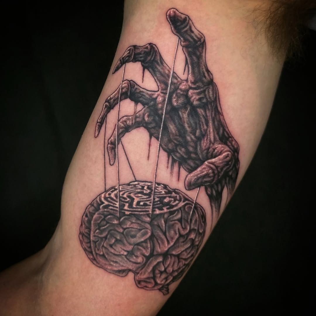 Tattoo by @junkyardyouth — realism, black_and_grey