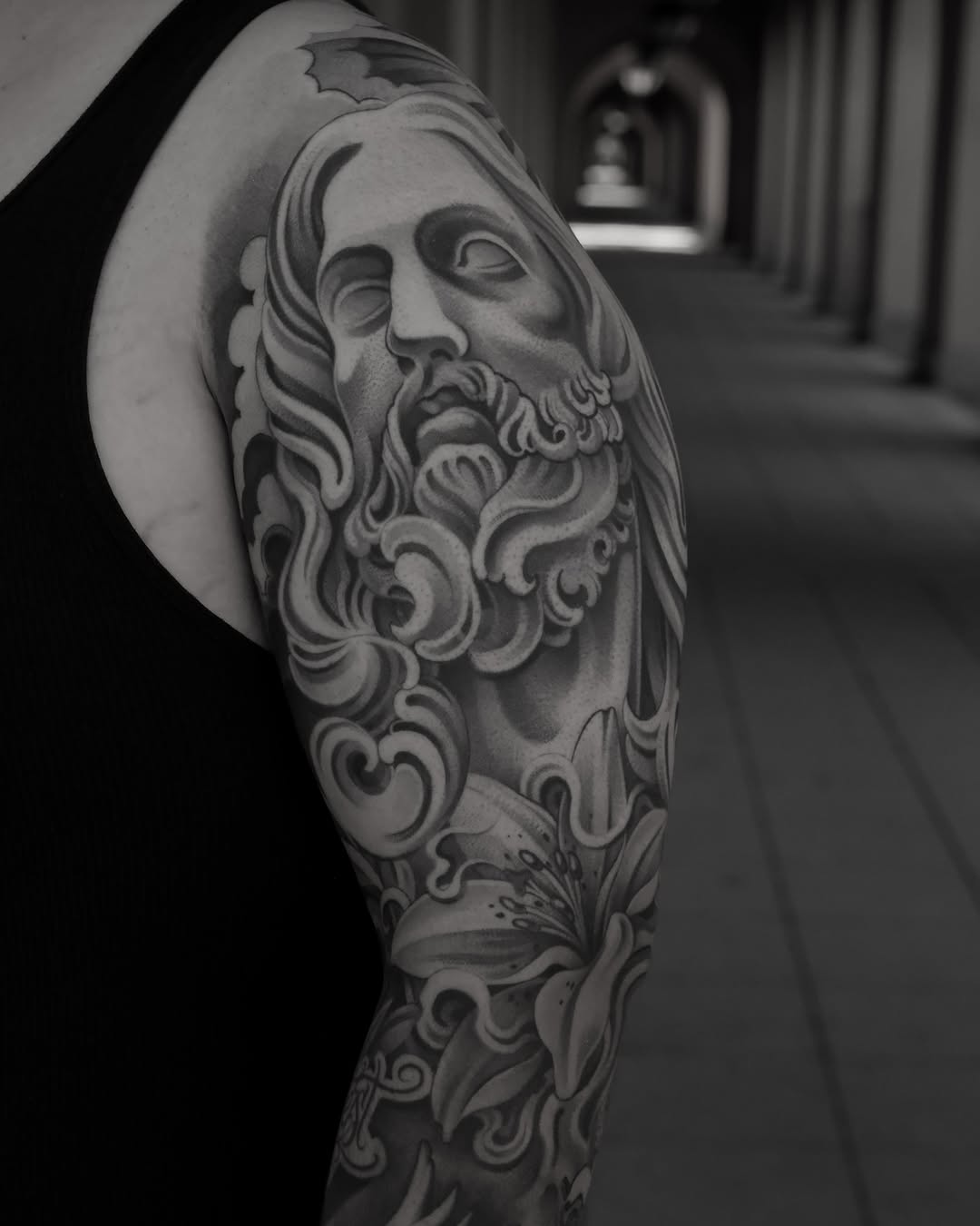 Tattoo by @phil_da_silva_ — black_and_grey, realism