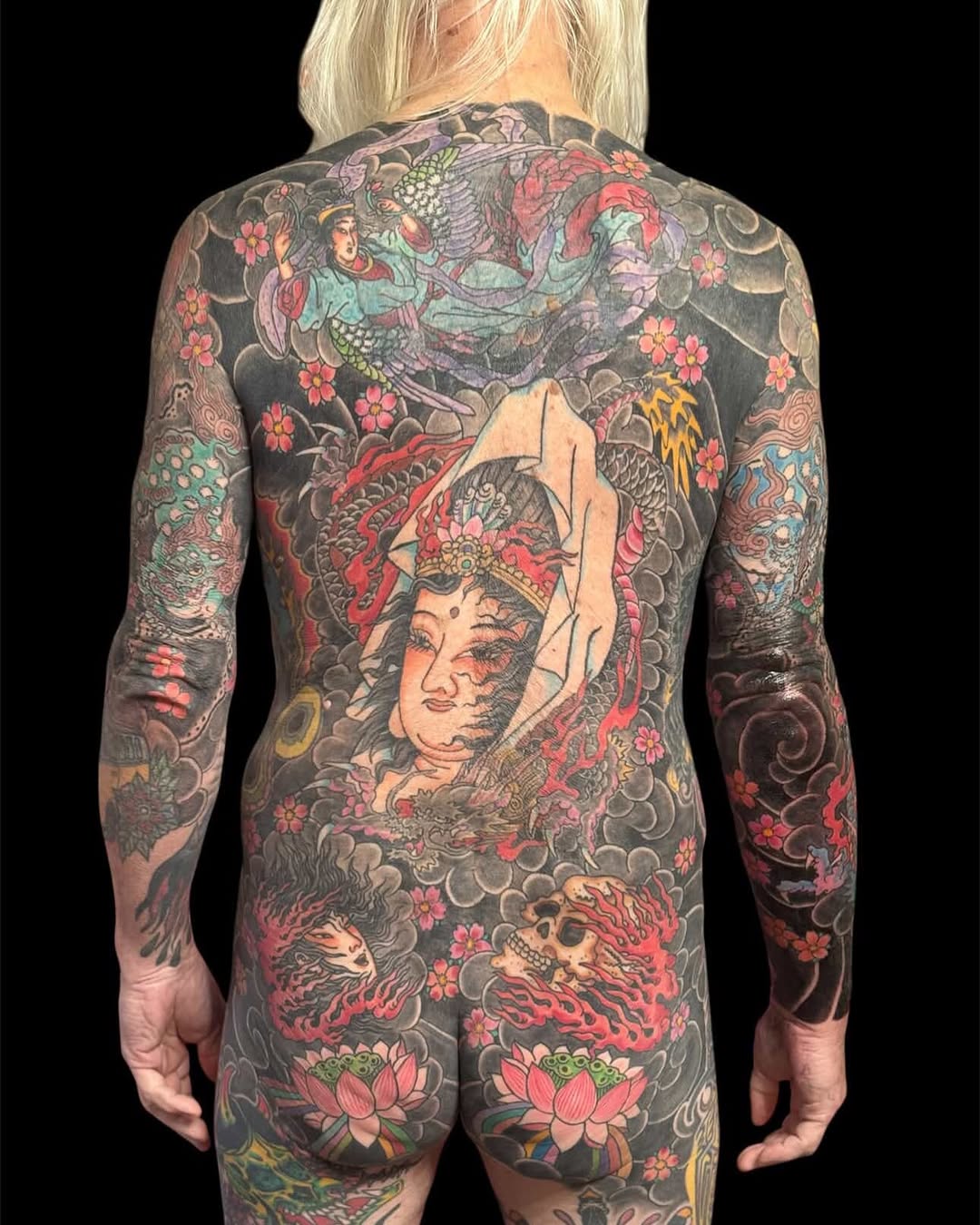 Tattoo by @joshftwtattoo — japanese_irezumi, black_and_grey