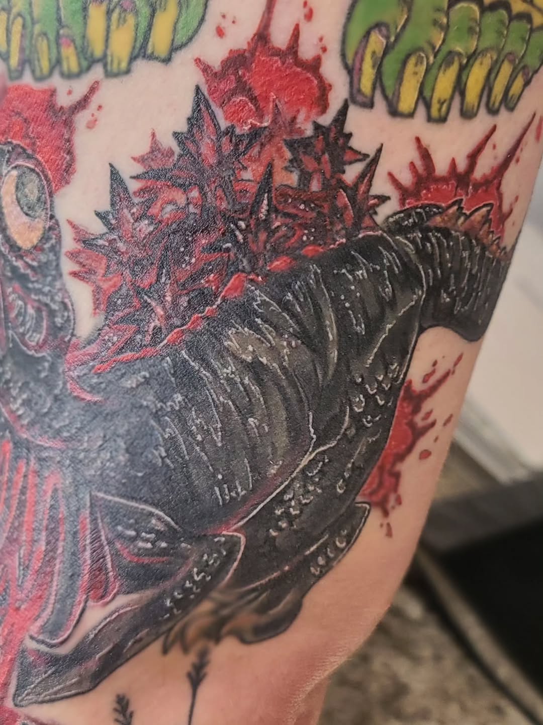 Tattoo by @colleen_does_tattoos — realism, trash_polka
