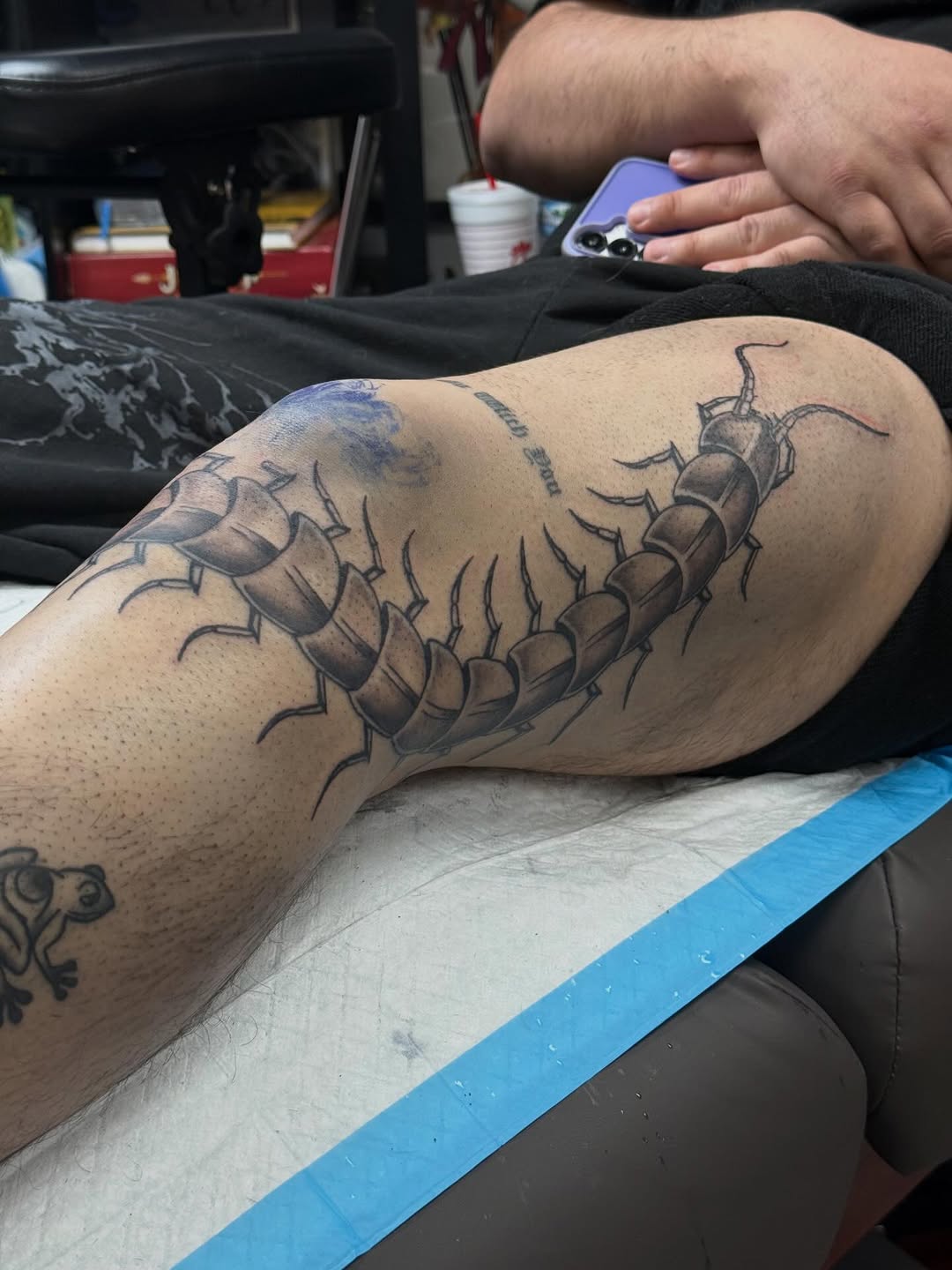 Tattoo by @khangtart — black_and_grey