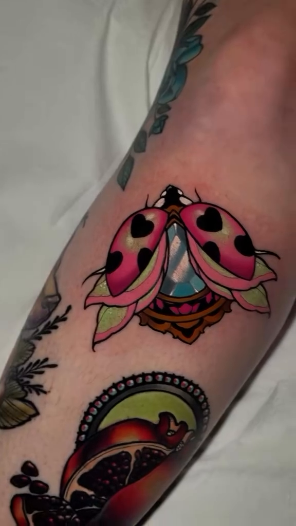 Tattoo by @holyironkira — american_traditional, illustrative