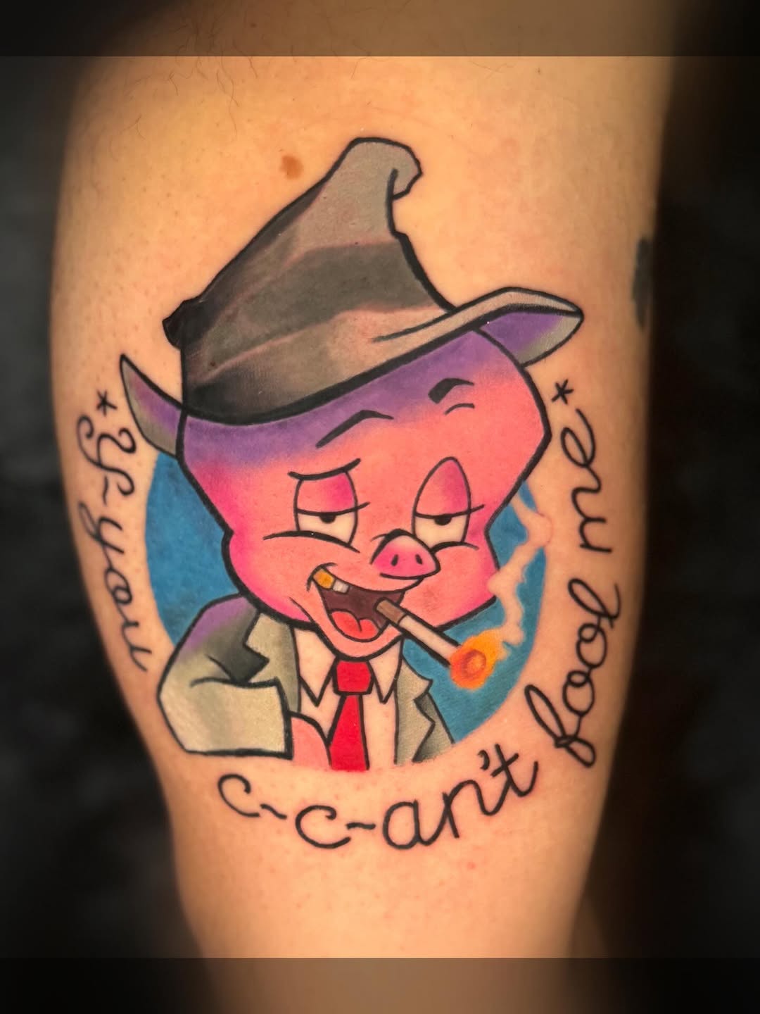 Tattoo by @damnros — new_school, lettering_script