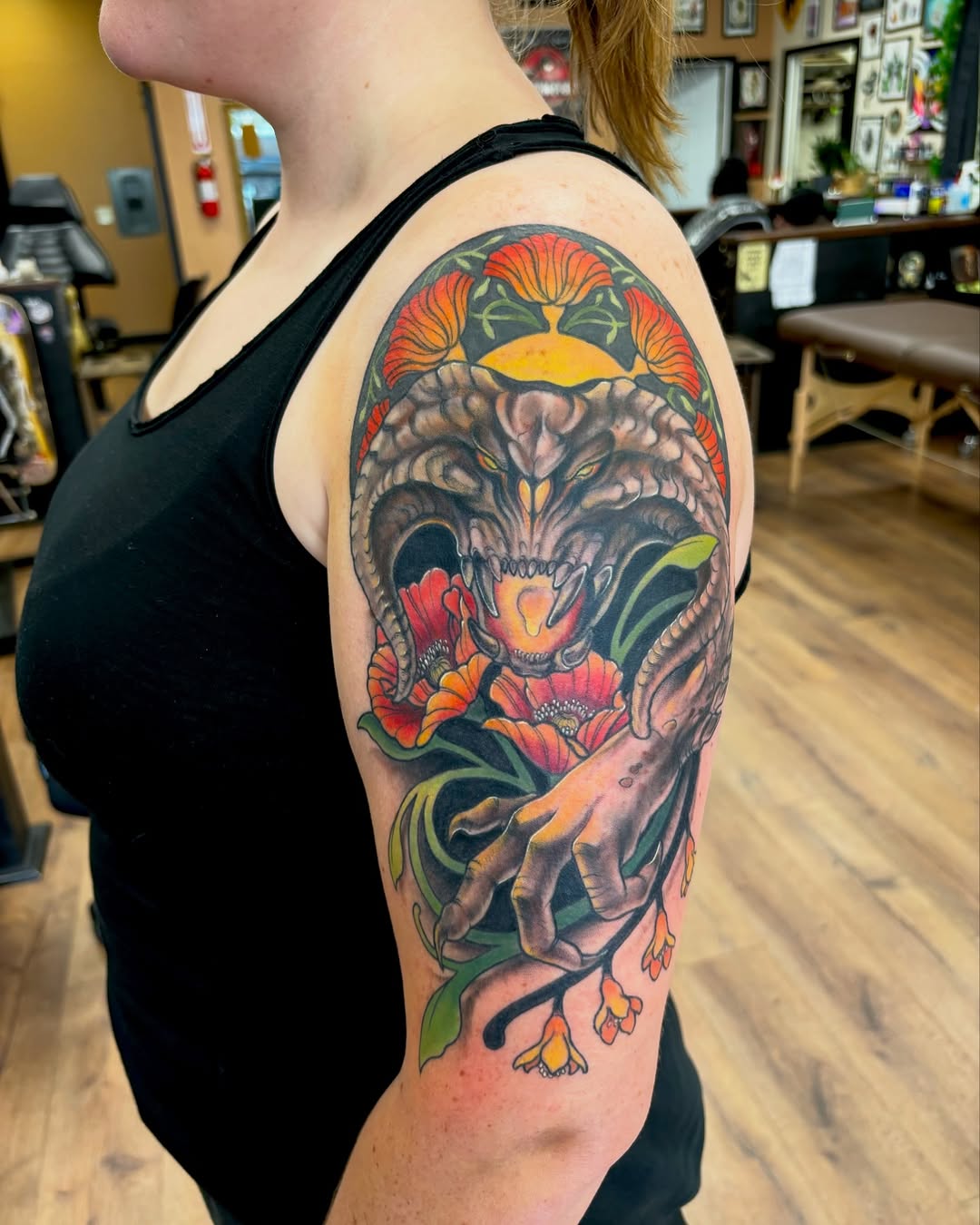 Tattoo by @lockejessmonster — realism, dark_realism