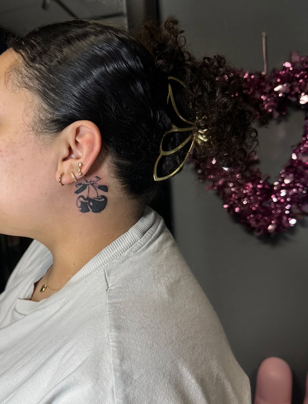 Tattoo by @lupita_inkk — blackwork
