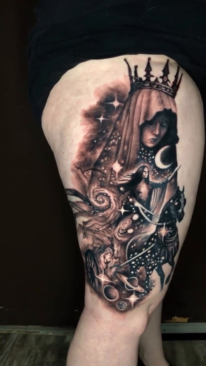 Tattoo by @brennan_walker_tattoo — dark_realism, illustrative