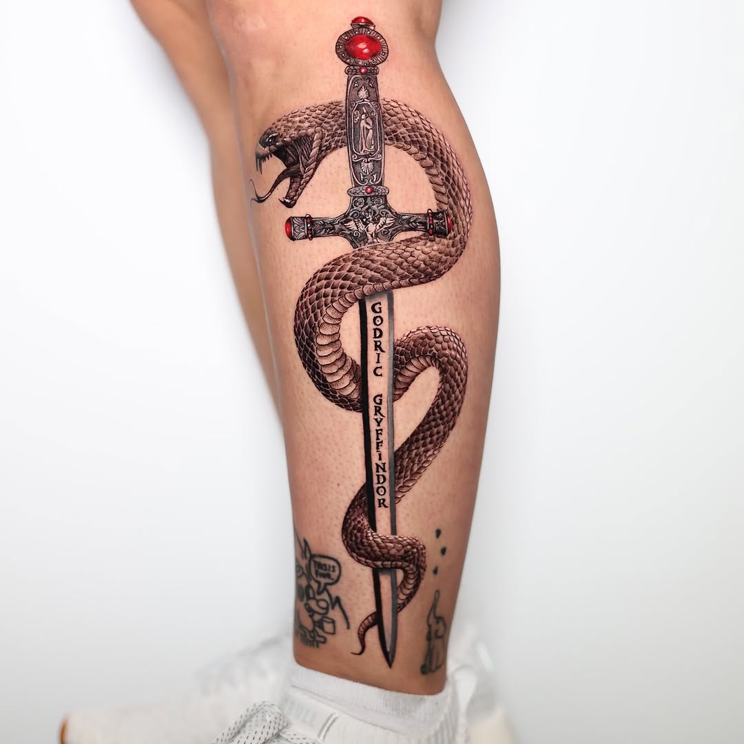 Tattoo by @storm_tattooart — realism, illustrative