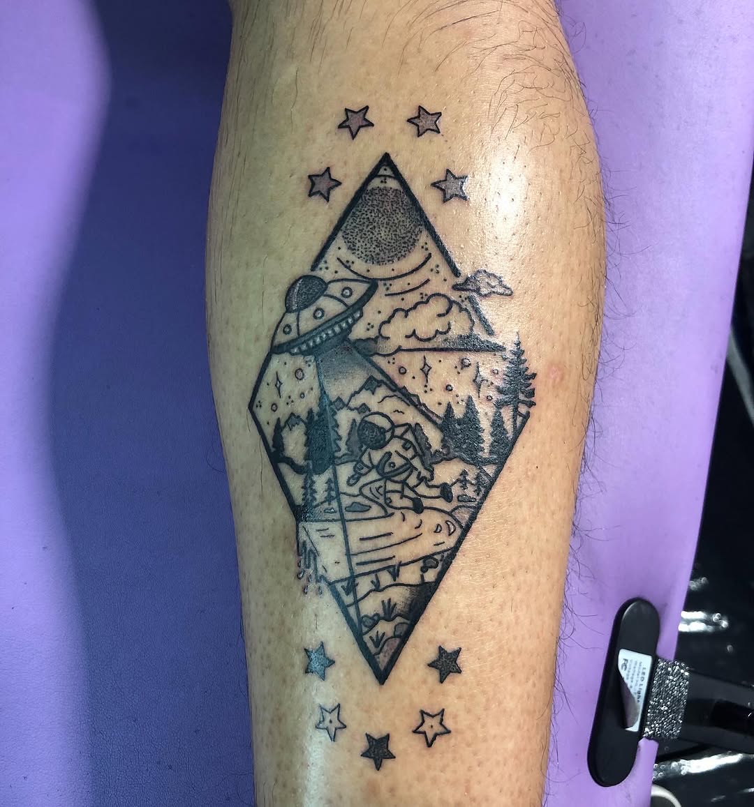 Tattoo by @shadowofjeff โ illustrative, black_and_grey
