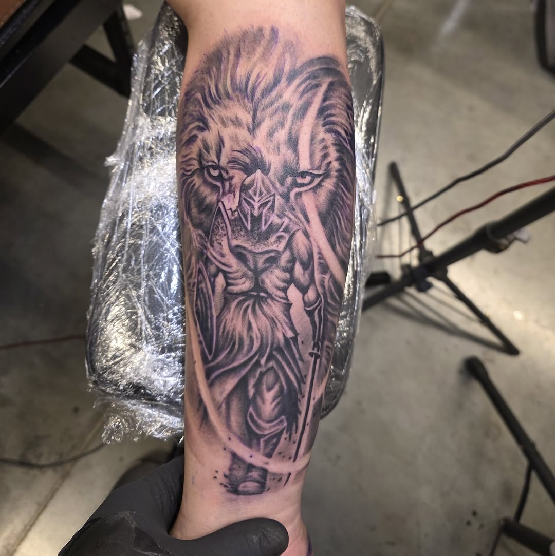 Tattoo by @juniorinkslinger — realism, black_and_grey