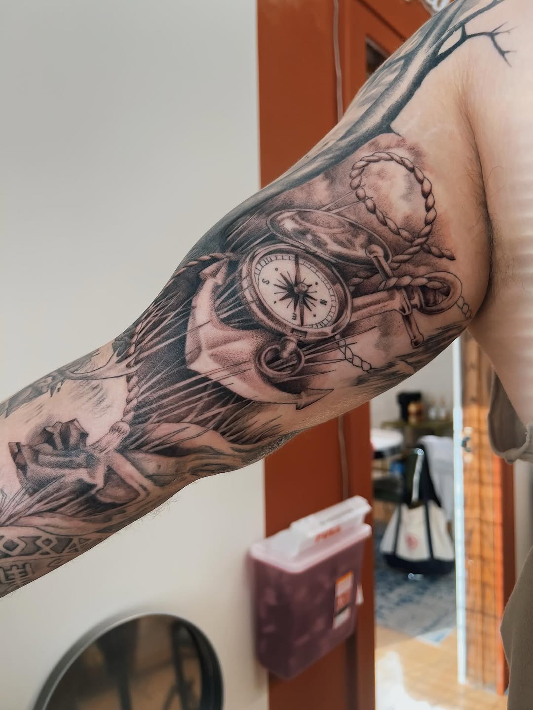 Tattoo by @jbren.art — realism, black_and_grey