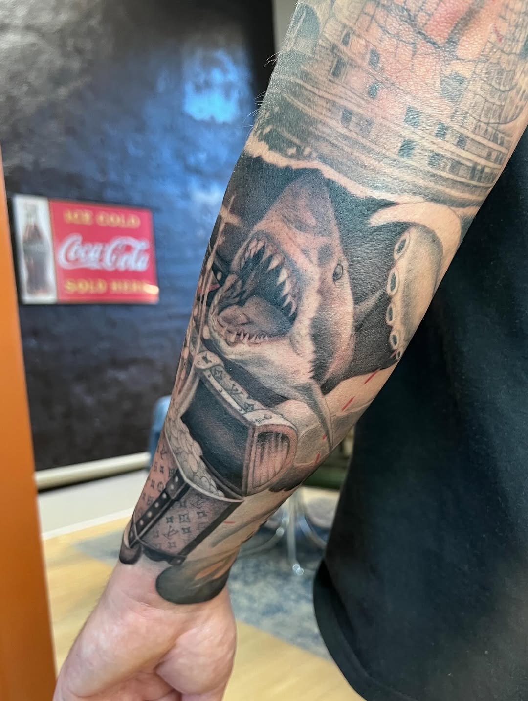 Tattoo by @jbren.art — realism, black_and_grey