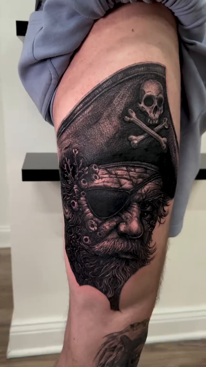 Tattoo by @kodymillertattoos β black_and_grey, illustrative