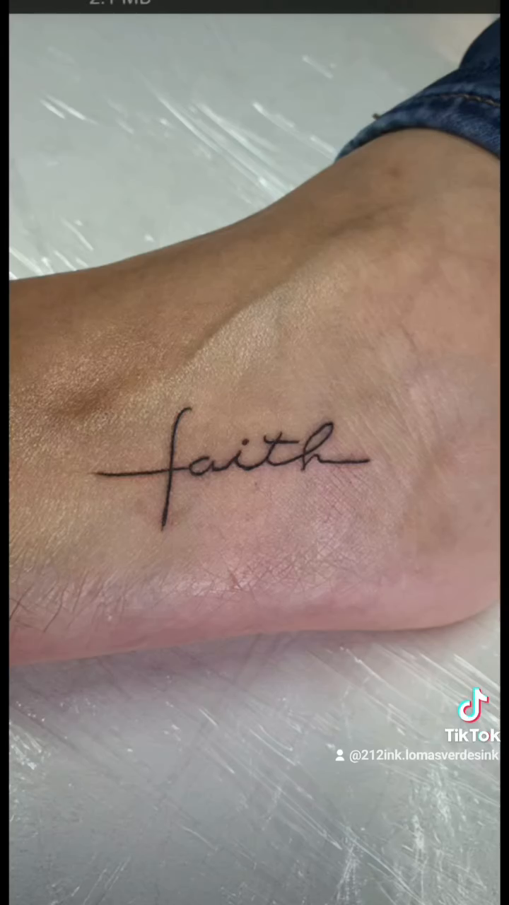 Tattoo by @bettoink — lettering_script, fine_line