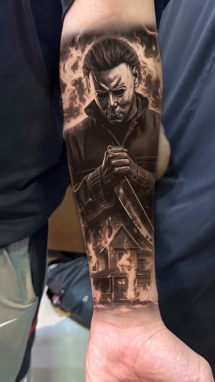Tattoo by @ghostinktattoos — realism, dark_realism