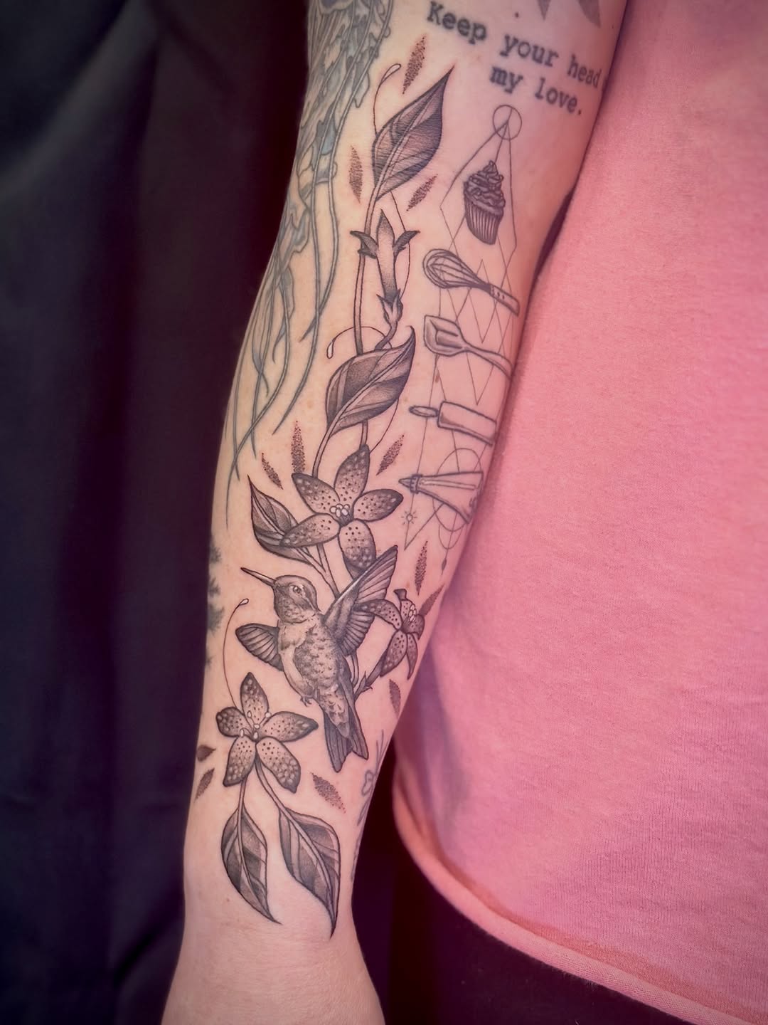 Tattoo by @maddiemorrill_art β illustrative, black_and_grey