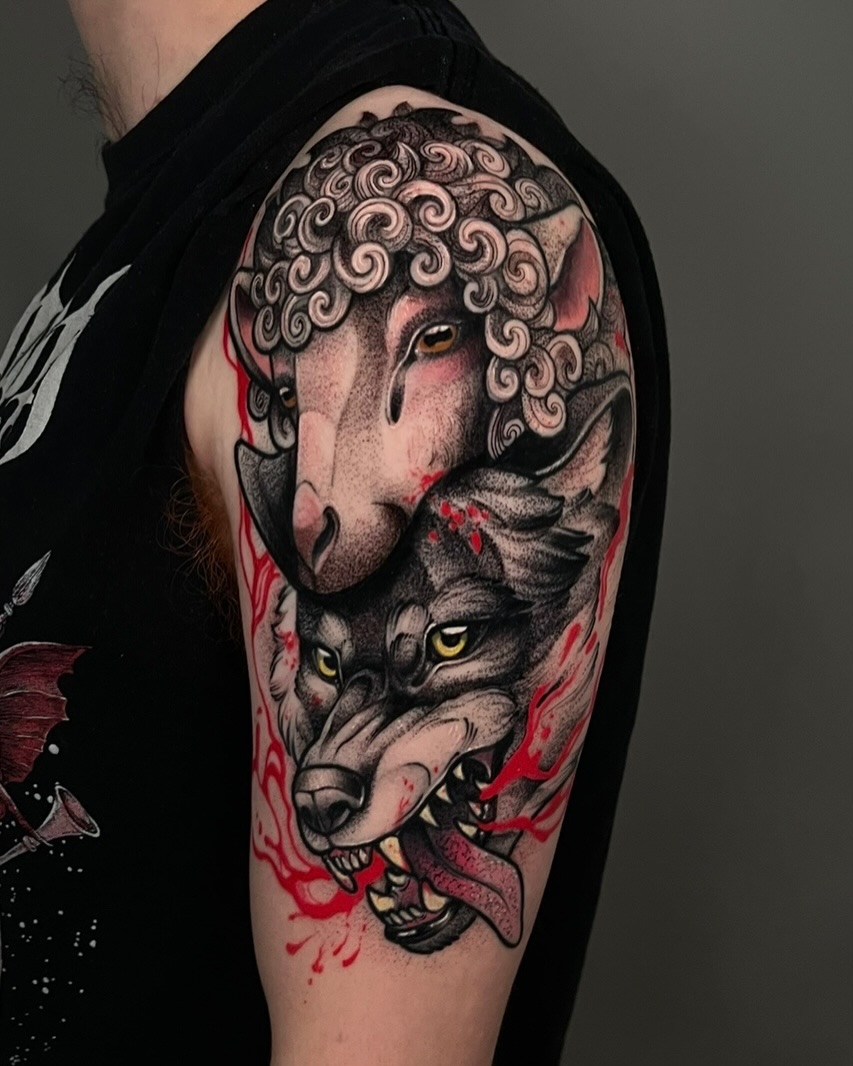 Tattoo by @judes_draws — realism, black_and_grey