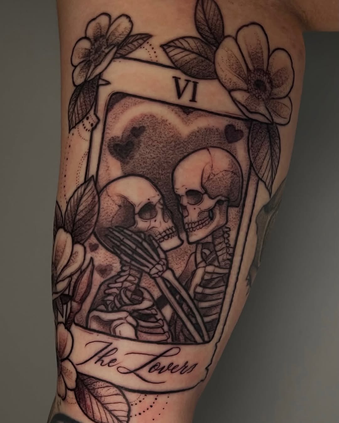Tattoo by @judes_draws — black_and_grey, lettering_script