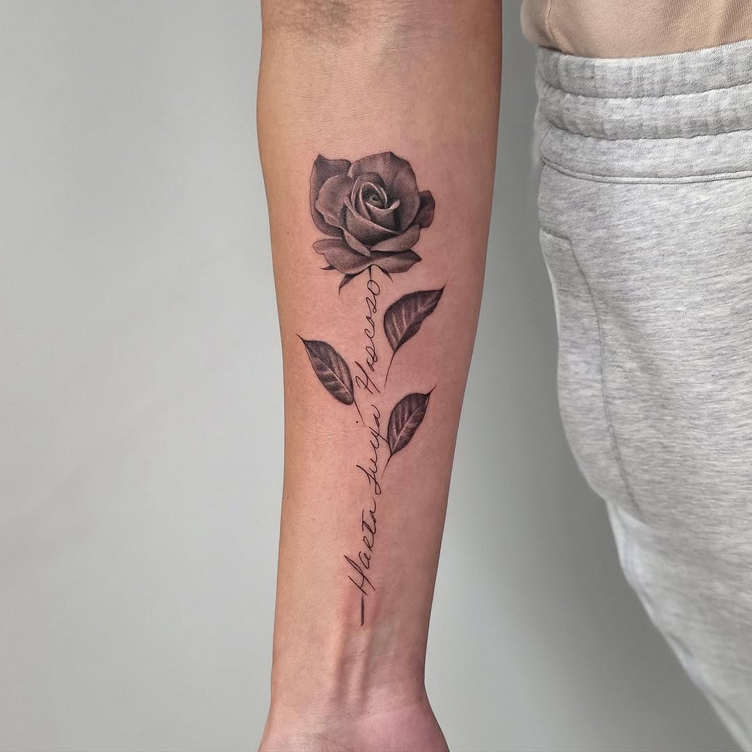 Tattoo by @paige.nicole.tattoos — fine_line, black_and_grey