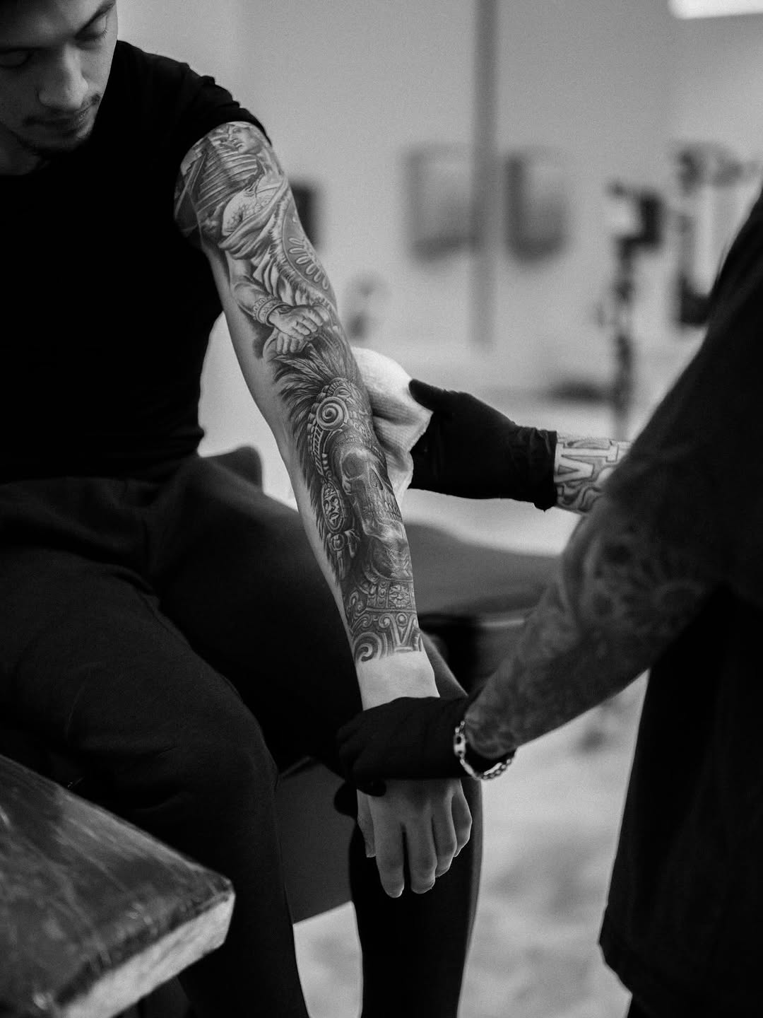 Tattoo by @reyolivarestattoos โ black_and_grey, realism