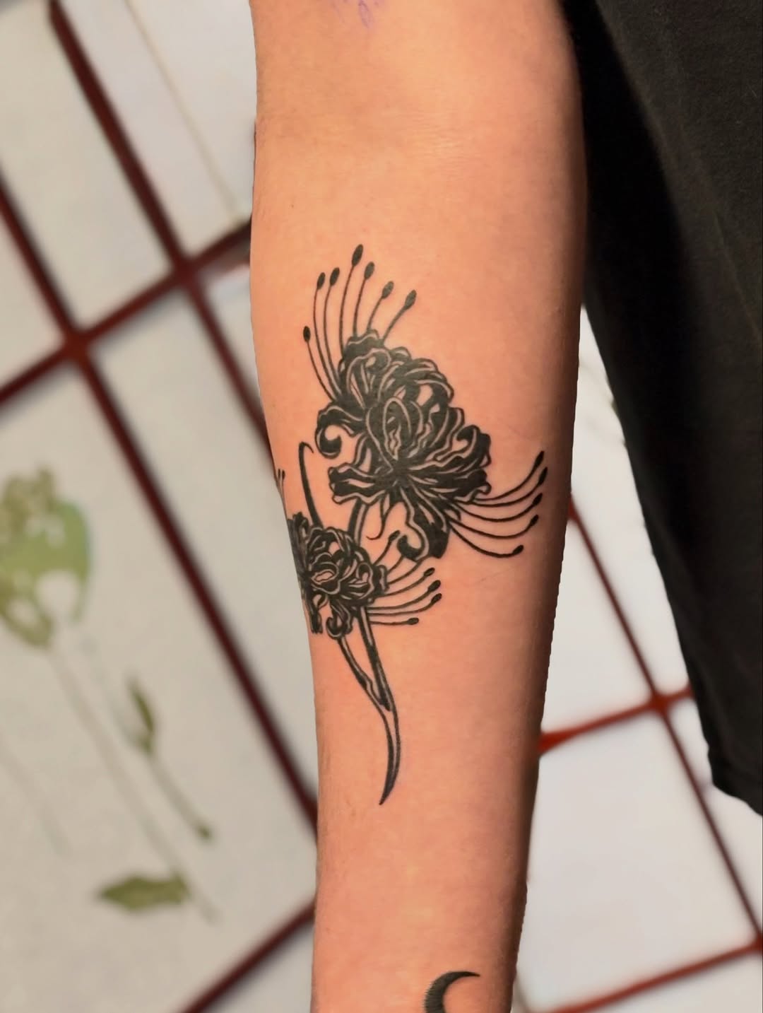 Tattoo by @artof_cj — blackwork
