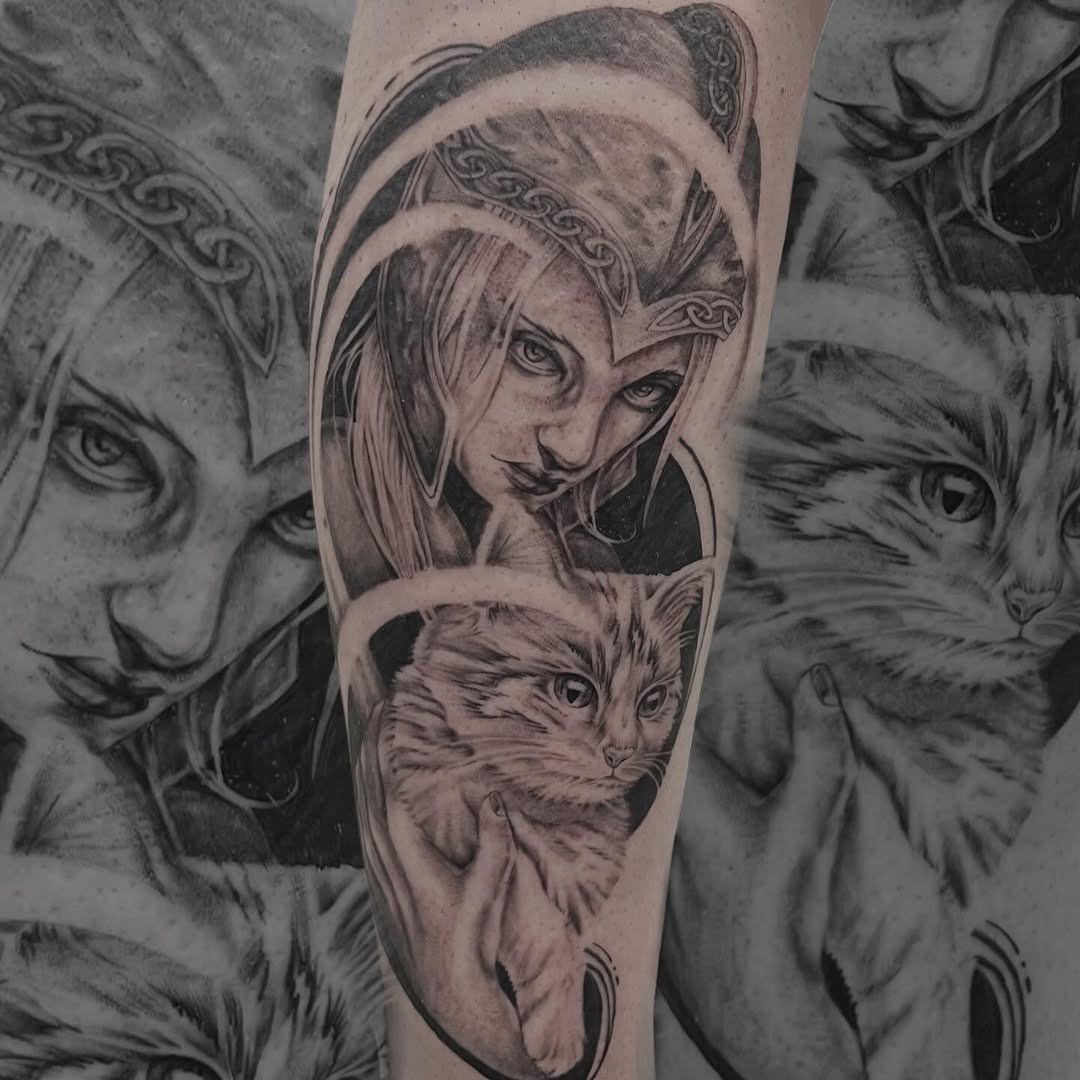 Tattoo by @triple888tattoos — realism, black_and_grey