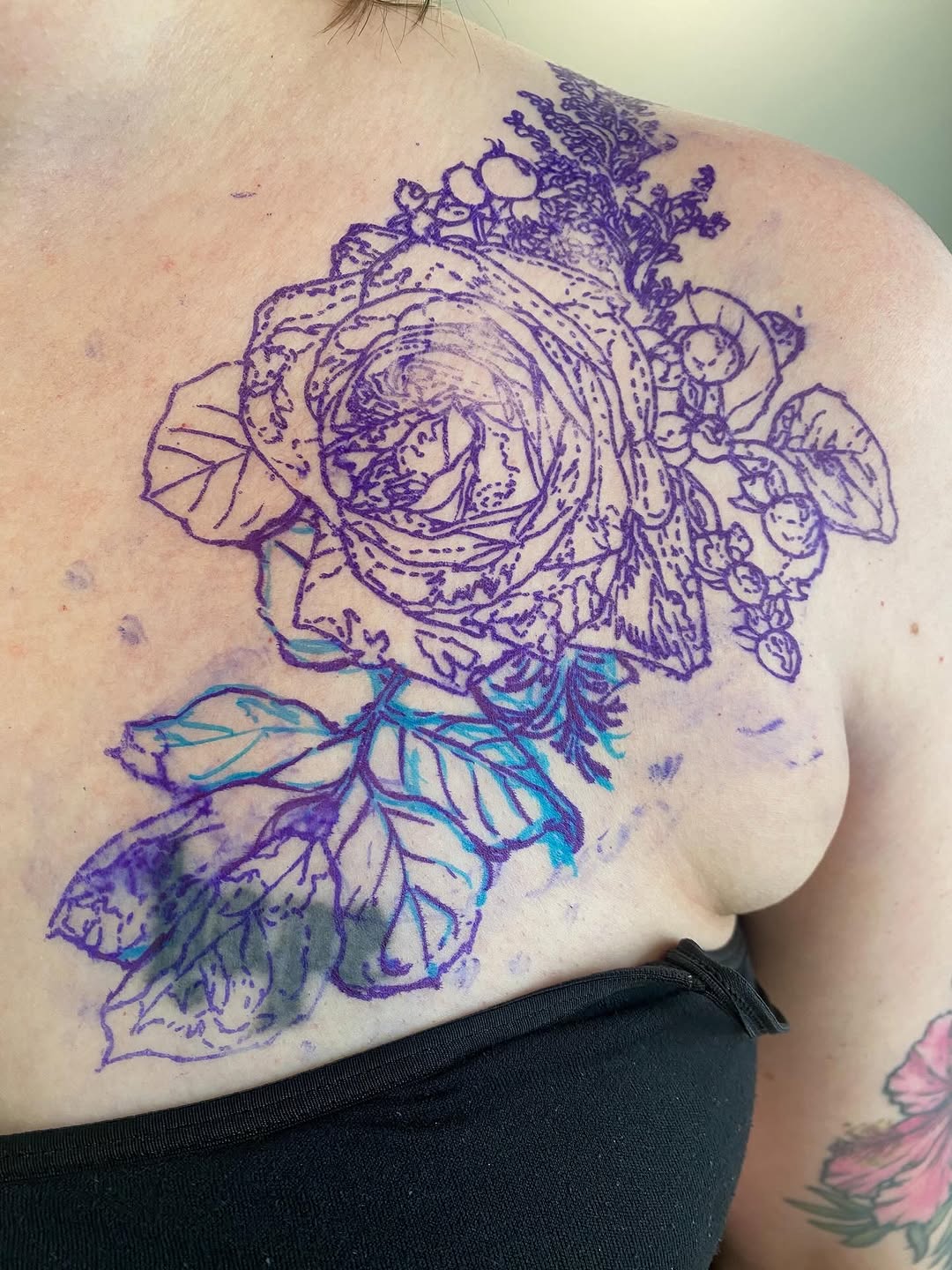 Tattoo by @rustyindigotattoo — black_and_grey