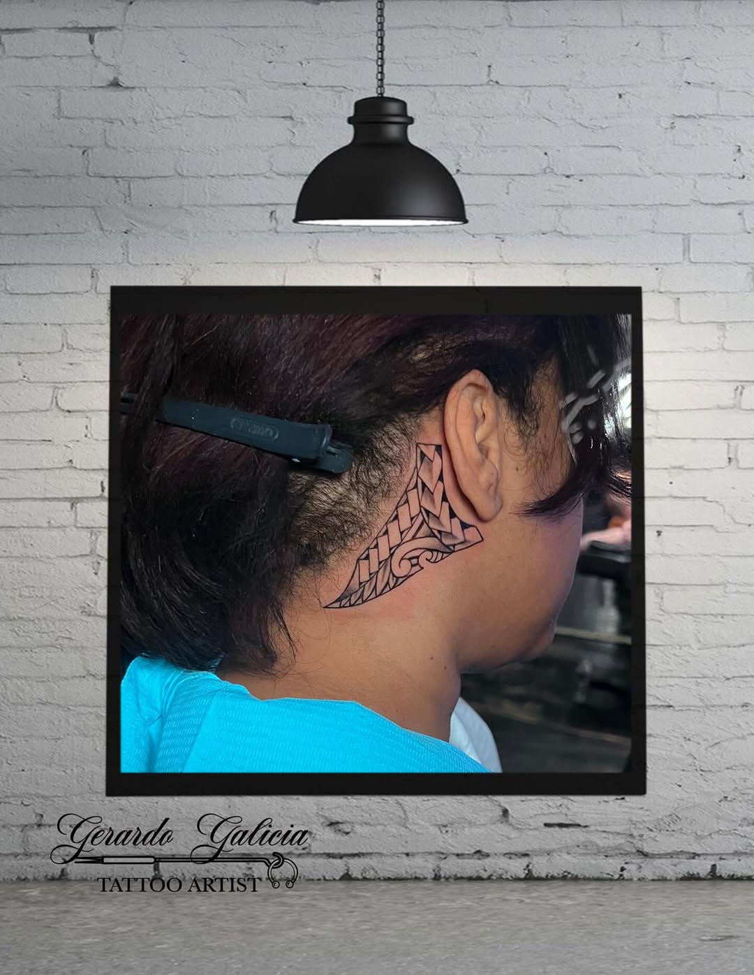 Tattoo by @galiciaink — tribal, blackwork