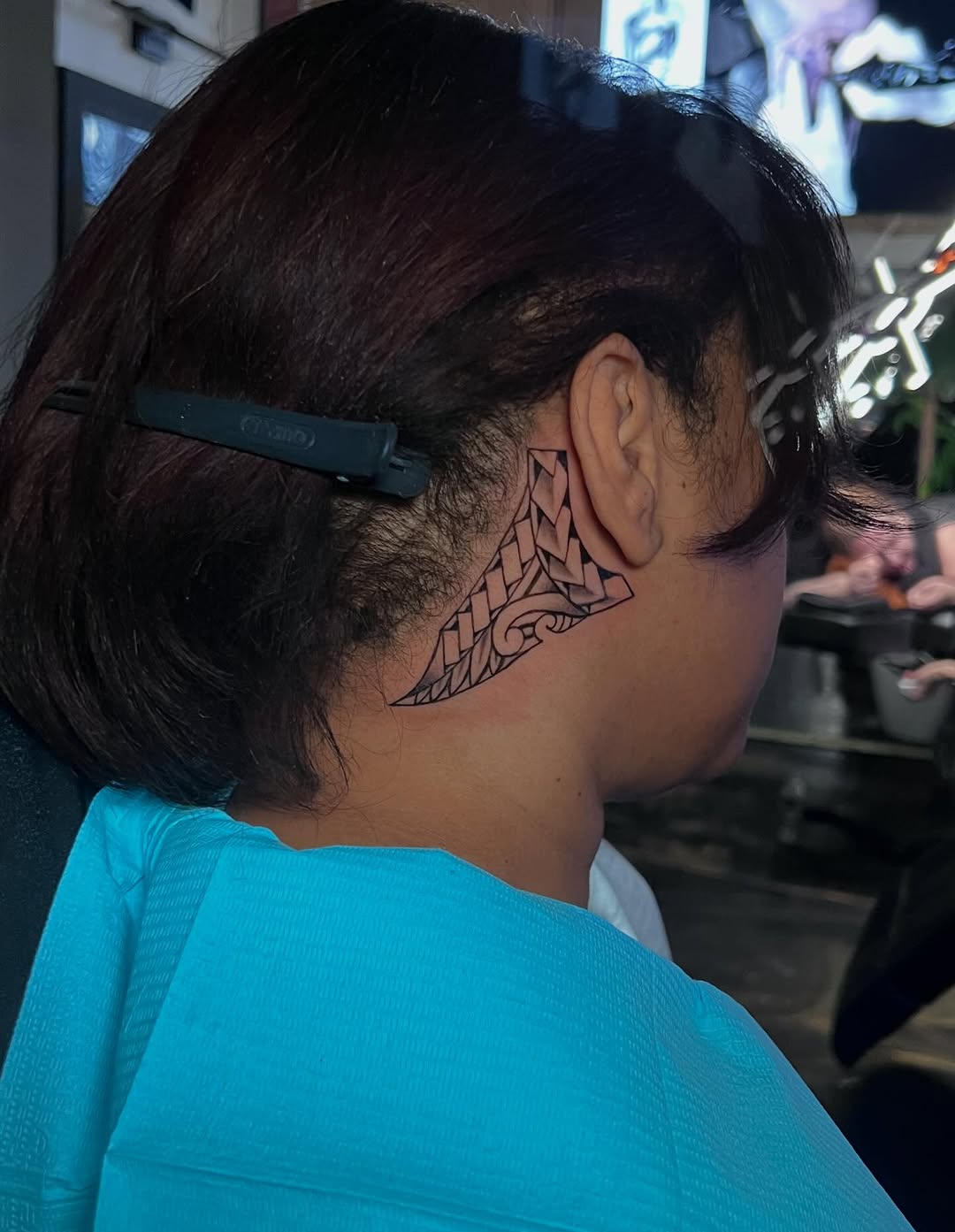 Tattoo by @galiciaink — tribal, blackwork