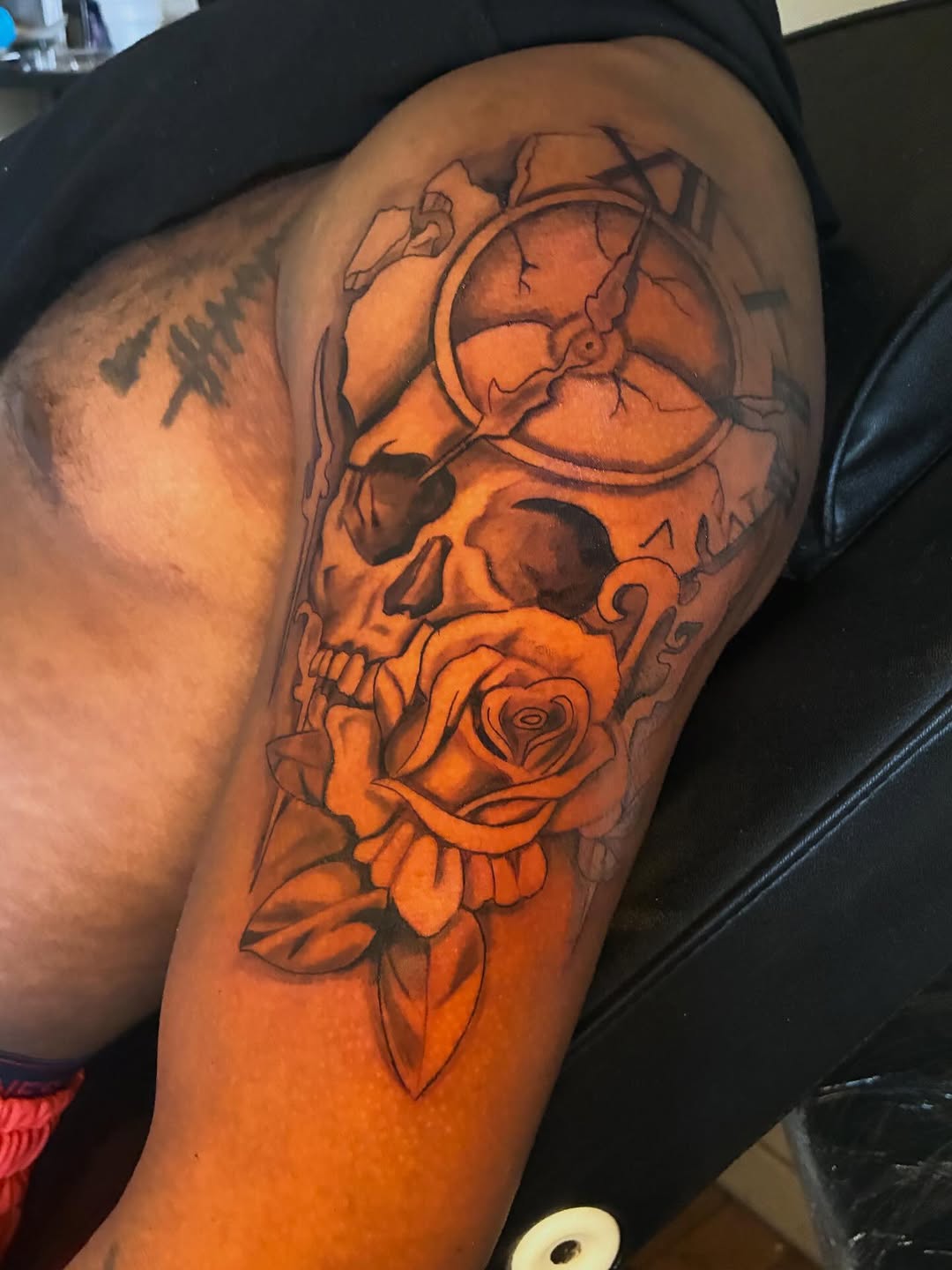 Tattoo by @luxnoctistattoo โ black_and_grey, realism
