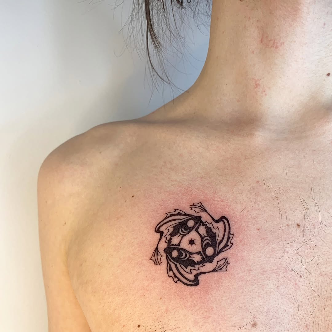Tattoo by @growthriing โ blackwork, geometric