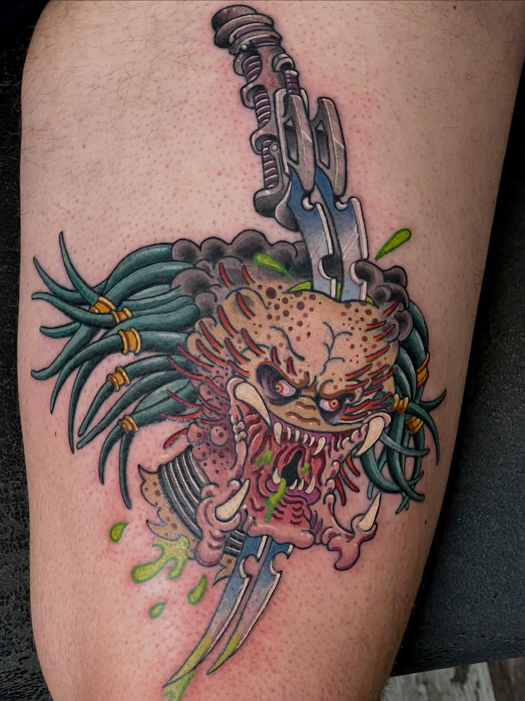 Tattoo by @mikeatidwell — new_school, dark_realism