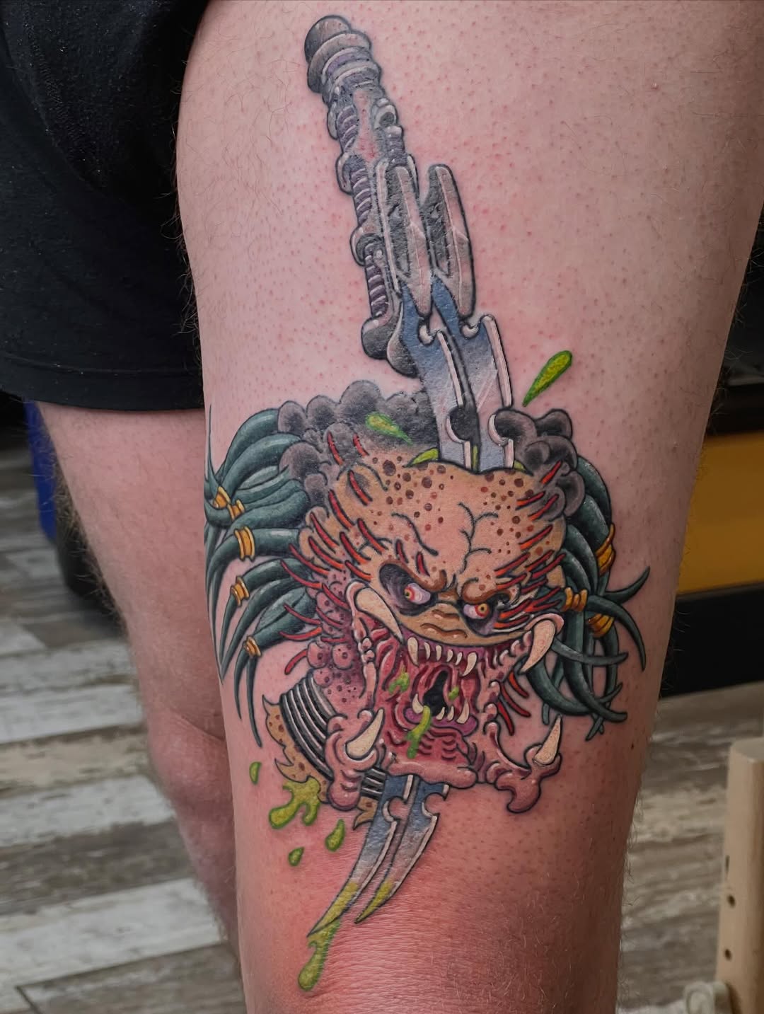 Tattoo by @mikeatidwell — new_school, dark_realism