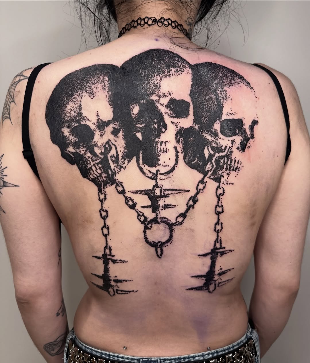 Tattoo by @macbeth_art — blackwork