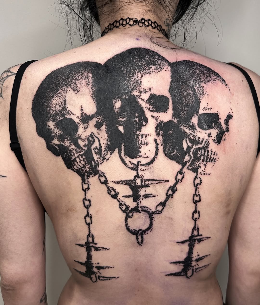 Tattoo by @macbeth_art — blackwork