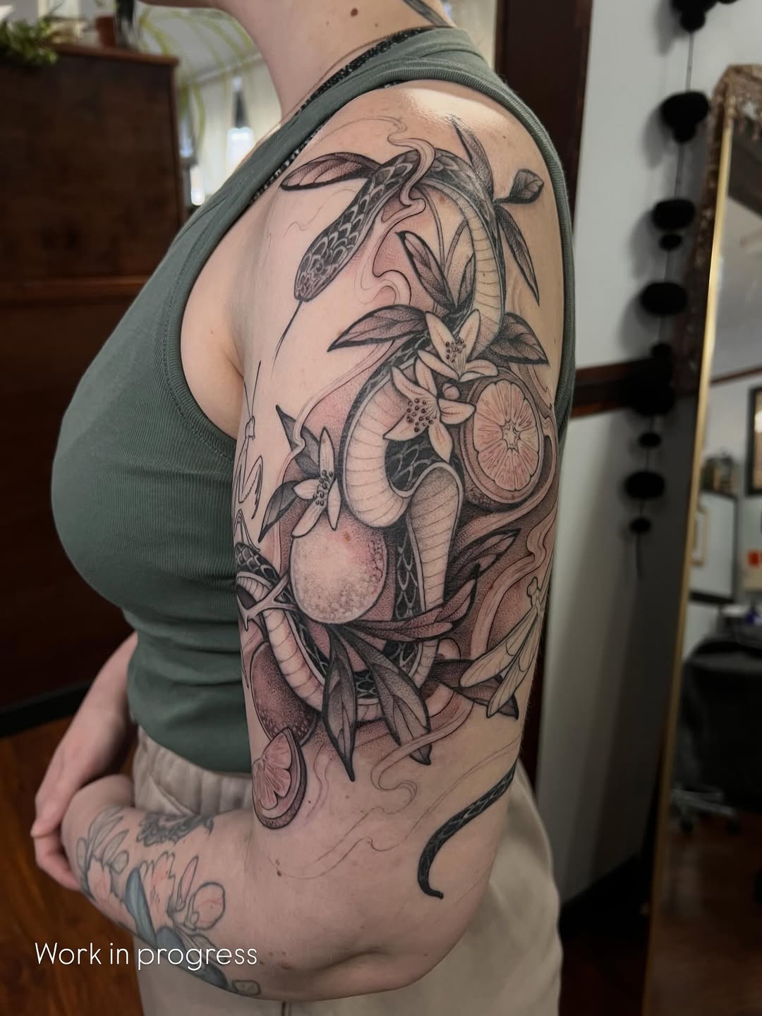 Tattoo by @avreysimone — black_and_grey, realism