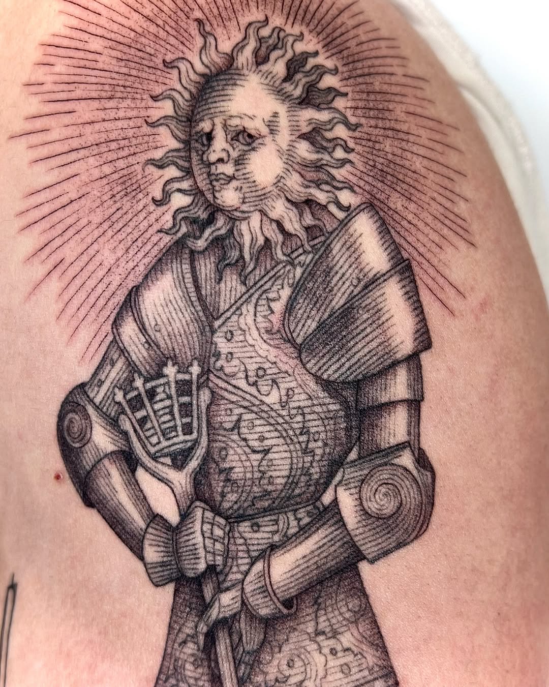 Tattoo by @noxttt โ blackwork
