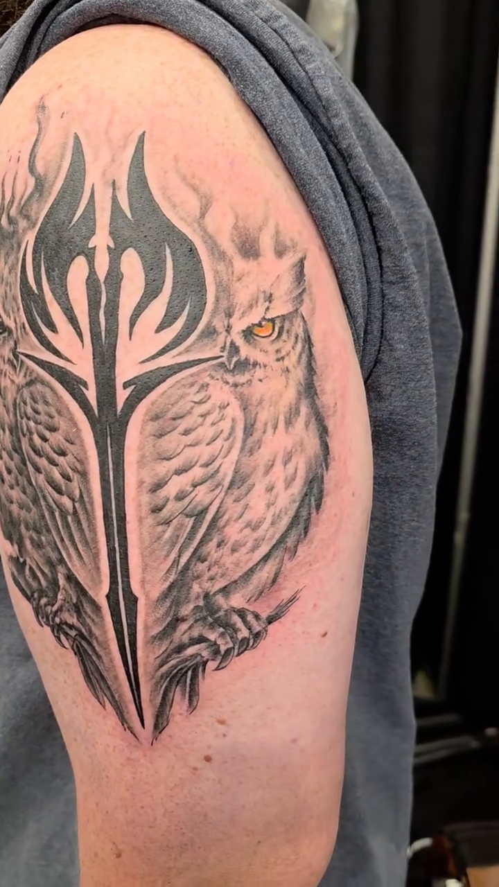 Tattoo by @juniorinkslinger — realism, black_and_grey
