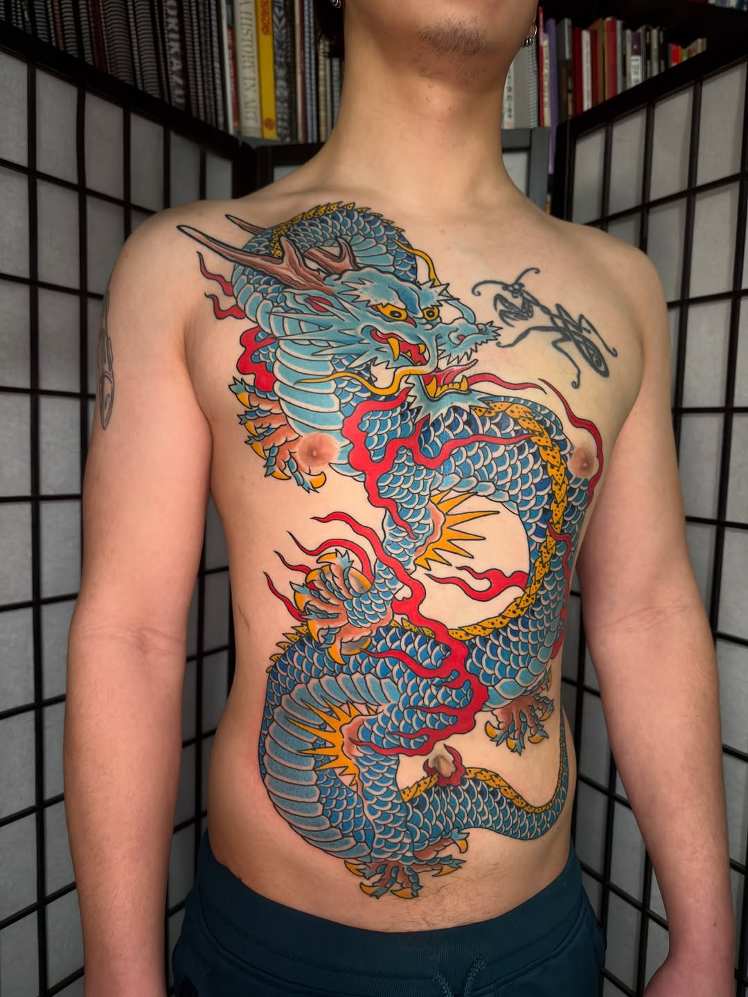 Tattoo by @dminus12 — japanese_irezumi, blackwork