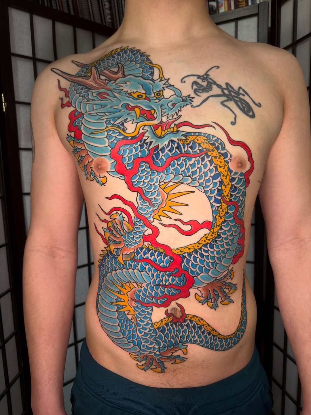 Tattoo by @dminus12 — japanese_irezumi, blackwork