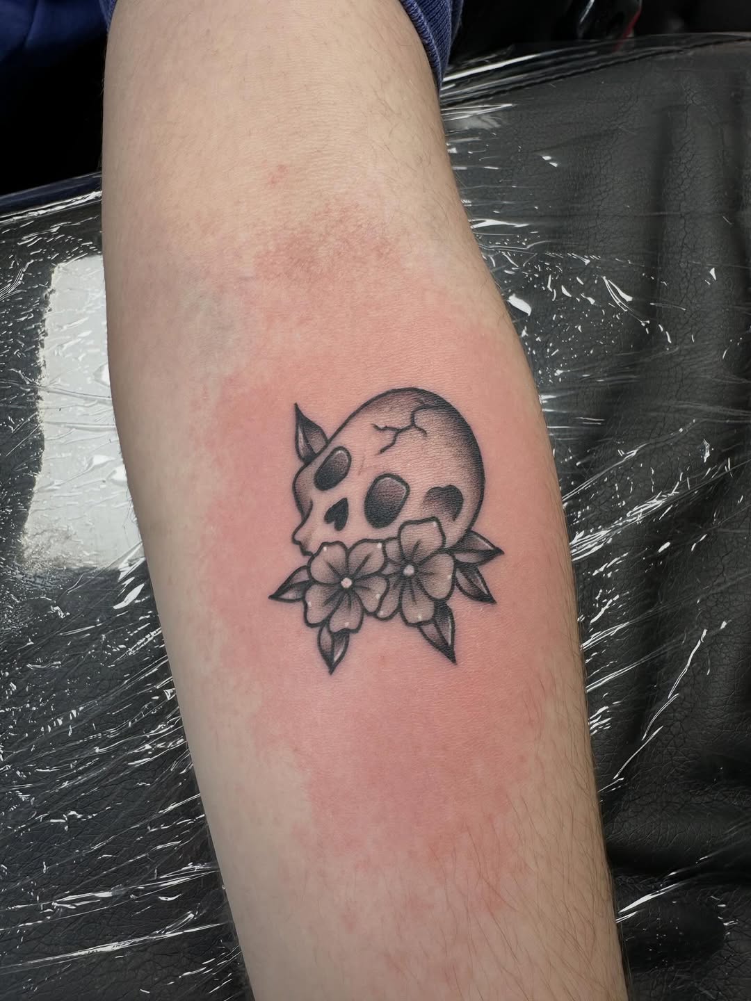 Tattoo by @gypsymaverick_ — black_and_grey, fine_line